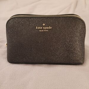 Kate Spade Shimmy Glitter Small Cosmetic Case - New!
